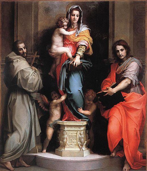 Andrea del Sarto Madonna of the Harpies china oil painting image